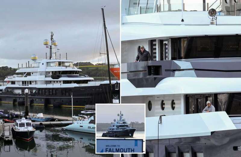 The owner revealed an unusual place he sketched designs for the yacht