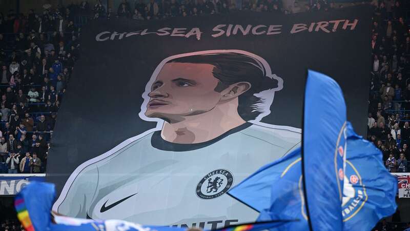 Chelsea fans unveiled a banner for Conor Gallagher before playing Spurs (Image: Getty Images)