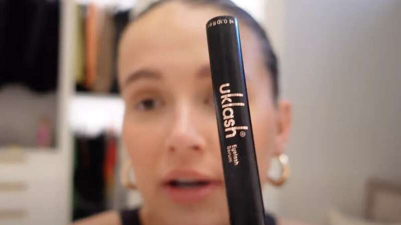 Molly-Mae shared the UKLASH serum with her 1.85 million YouTube subscribers (Image: YouTube)