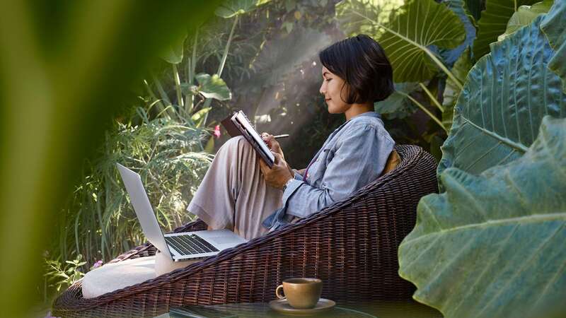 Avoid leaving your garden furniture on grass, expert warns (Stock Photo) (Image: Getty Images)