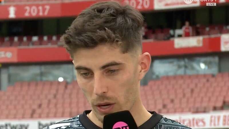 Arsenal star Kai Havertz (Image: TNT Sports)