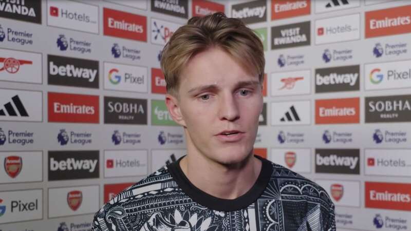 Martin Odegaard has sent a message to his team-mates (Image: Arsenal FC)