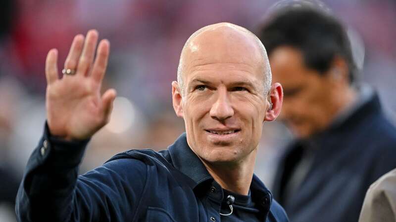 Arjen Robben was in the Manchester City dressing room (Image: Getty Images)