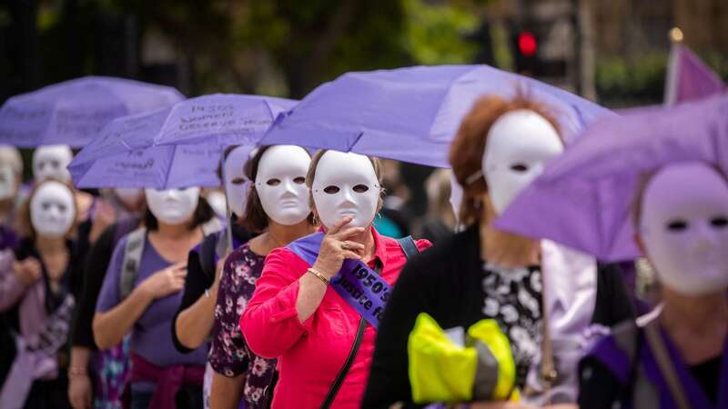 WASPI campaigners have called on the DWP to finally apologise and award compensation to victims (Image: SWNS)