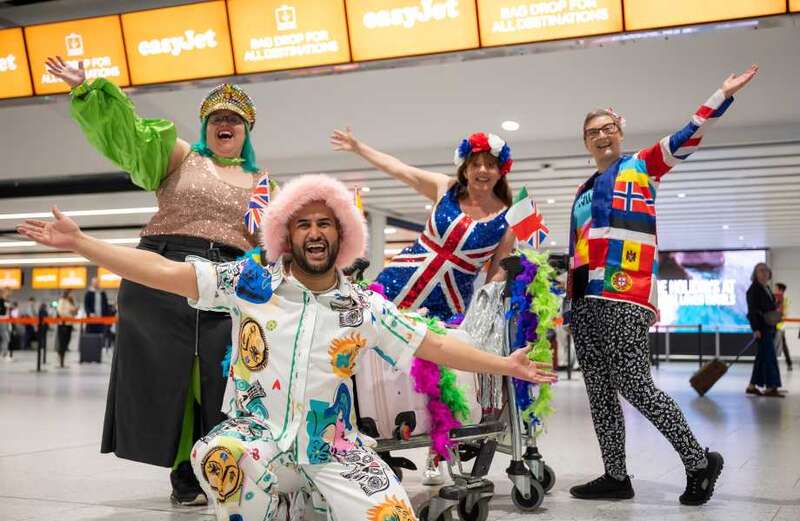 The flight featured dedicated themed baggage drop, fancy dress, and a talent show at 40,000 feet