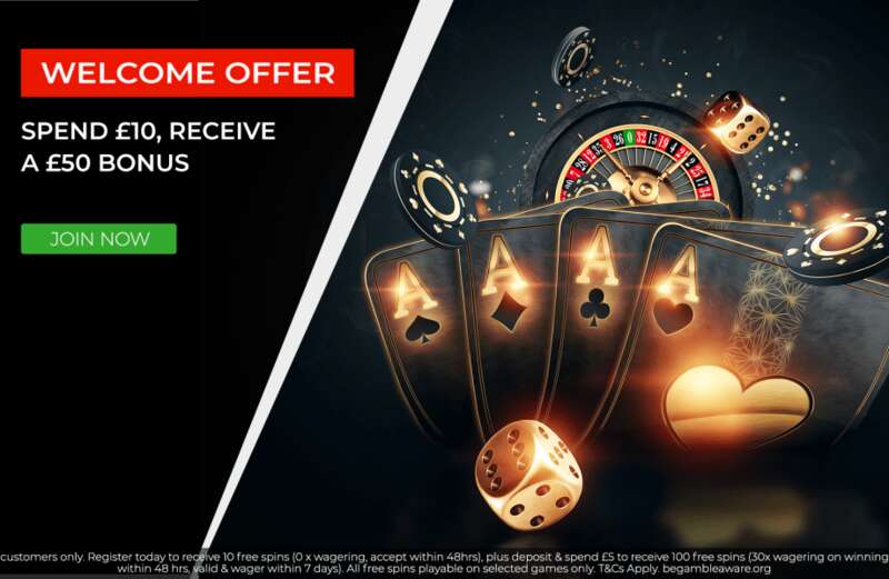 Deposit and spend £10 at Sun Vegas to claim your £50 beginners' bonus