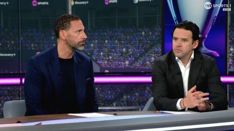 Rio Ferdinand and Owen Hargreaves both agreed on the lacklustre display of Ousmane Dembele (Image: TNT Sports)