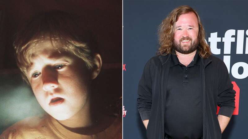 Former The Sixth Sense child actor looked unrecognisable as he stepped out for recent Netflix event