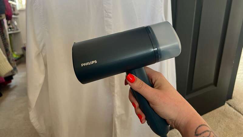 We tried out the Philips 3000 Series Handheld Steamer (Image: Faith Richardson)