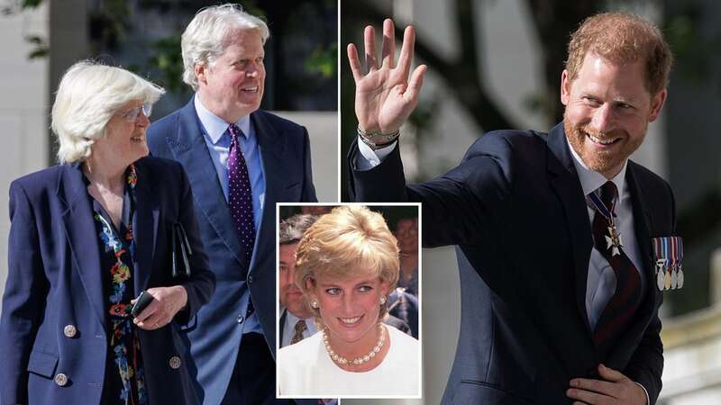 Harry supported by Princess Diana