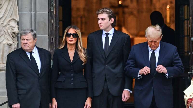 Barron Trump has lived a sheltered and lavish life at Mar-a-Lago but is now preparing to step into politics (Image: AFP via Getty Images)