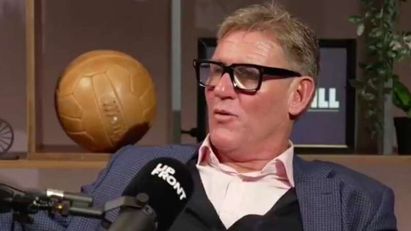 Graeme Souness had to interrupt Simon Jordan on his podcast to tell him he was "talking b******s" (Image: Up Front podcast)