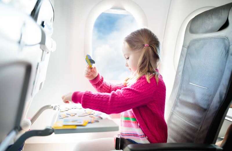 And two ways to help kids when they are upset during the flight