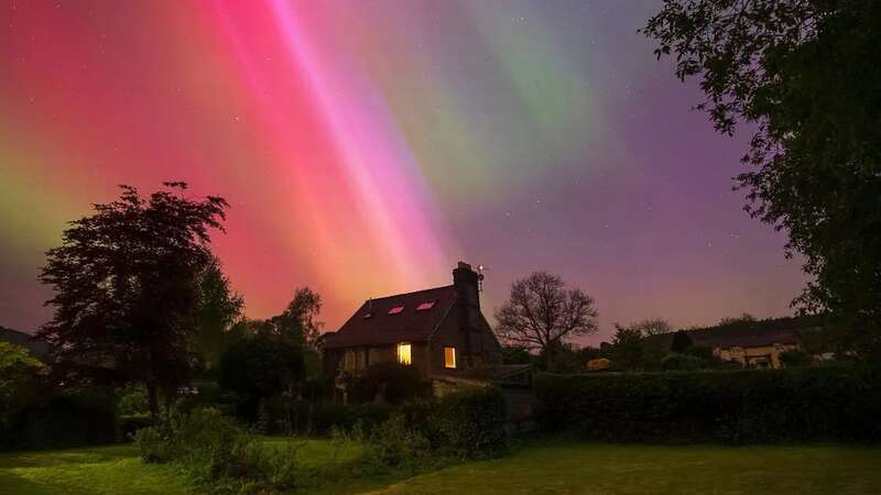 The Northern Lights were visible over many parts of the UK this weekend (Image: Andrew Fusek-Peters / SWNS))