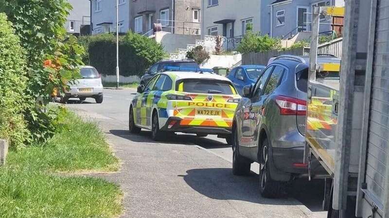 Police are on the scene in Plymouth