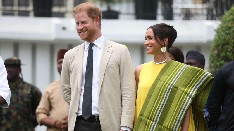 Harry and Meghan spent three days in Nigeria (Image: AFP via Getty Images)