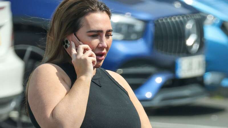 Lauren Goodger has been papped in Essex sporting skin-tight gym gear after being trolled for editing her photos (Image: SplashNews.com)