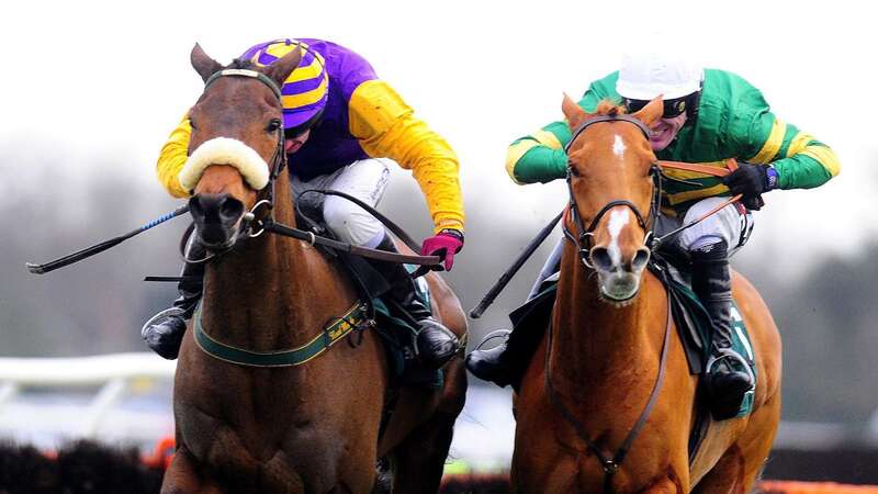 Paul Carberry on Harchilbald (left), who has died at the age of 25 (Image: PA)