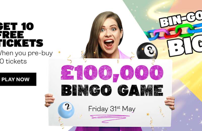 Fabulous Bingo have a £100k game with a £75k full house prize for you to play