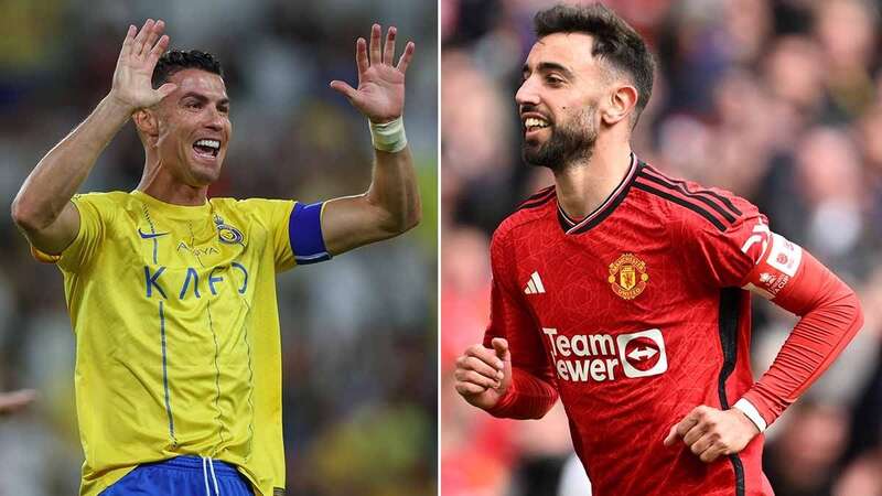 Cristiano Ronaldo fancies a reunion with Bruno Fernandes (Image: Yasser Bakhsh/Getty Images)