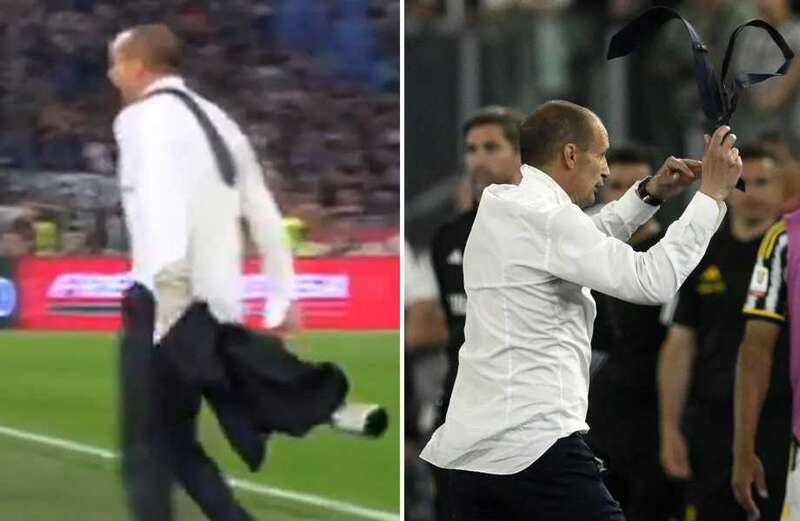 Allegri defended his actions at full-time