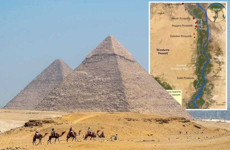 Researchers found traces of something under the sand next to the Nile river