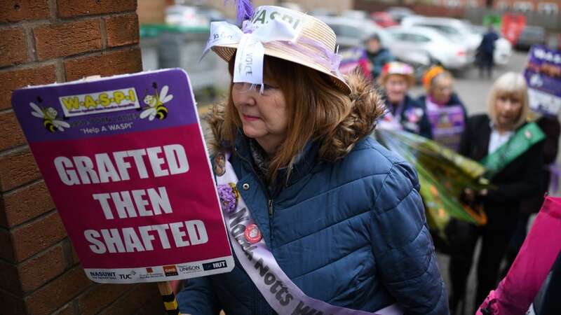 WASPI (Women Against State Pension Inequality) campaigners (Image: Leon Neal)