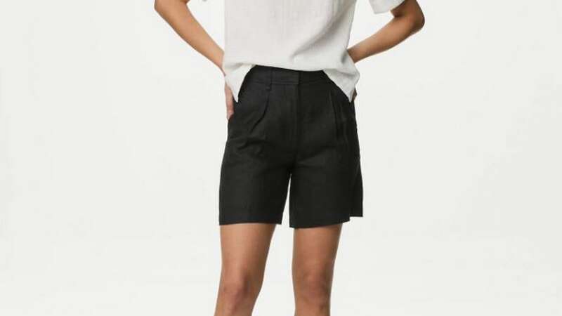 These linen shorts are selling fast (Image: Marks & Spencer)