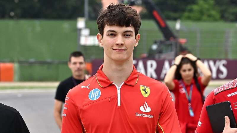 Ferrari junior Oliver Bearman is driving in practice for Haas this weekend (Image: Formula Motorsport Limited via G)