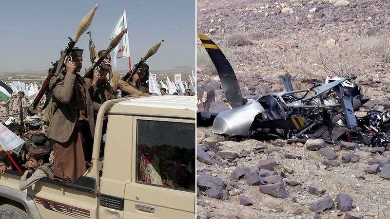 Houthi rebels claim to have shot down another US drone (Image: Anadolu via Getty Images)