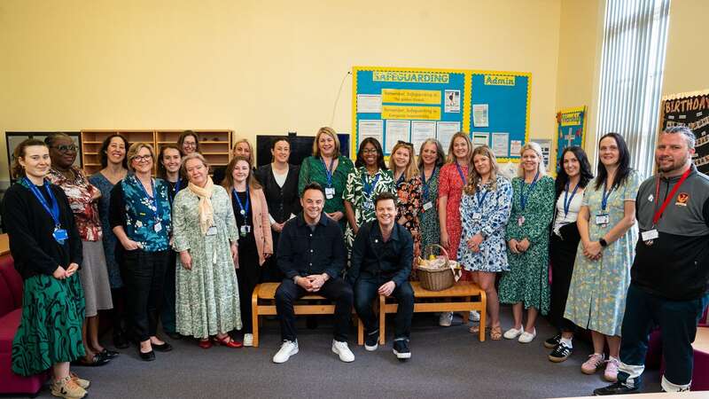 Ant and Dec surprise school assembly in recognition of groundbreaking work