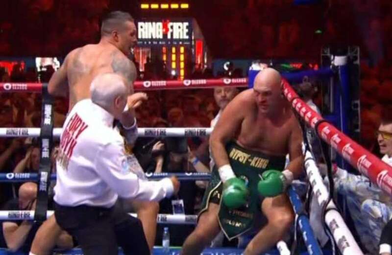 Fury had turned on the style before the shock comeback from the Ukrainian