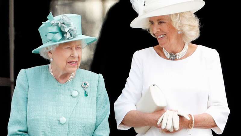 Camilla followed in Queen Elizabeth