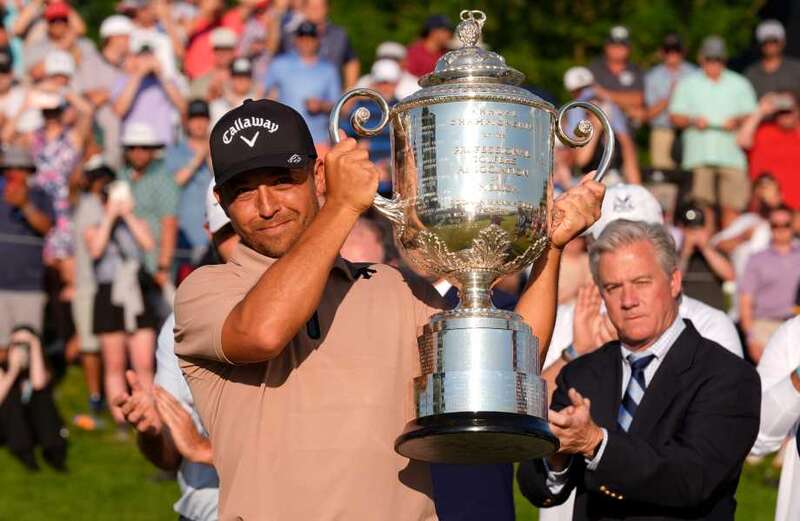 American held off a late charge by a European Ryder Cup favourite to win first-ever Major