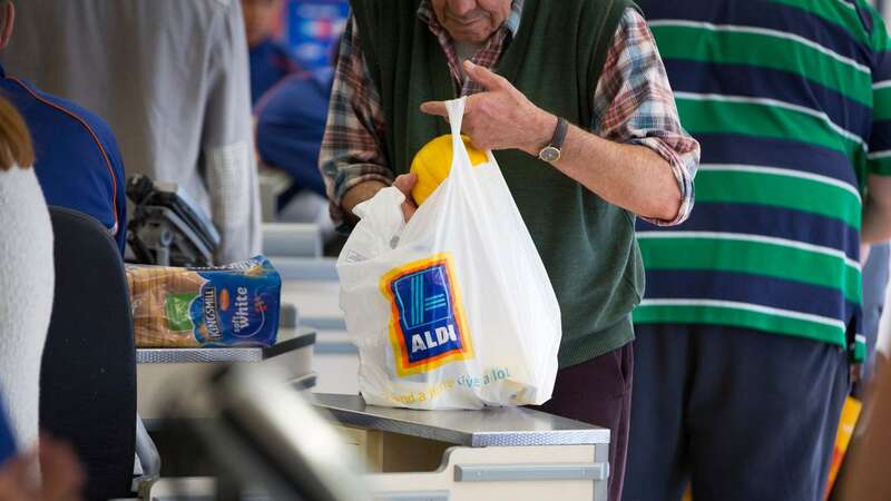 The customer has come up with a way of slowing Aldi cashiers down (Image: Bloomberg via Getty Images)