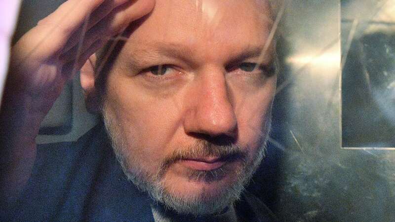 Julian Assange did not appear in court today as a key hearing on his fate got underway (Image: AFP via Getty Images)