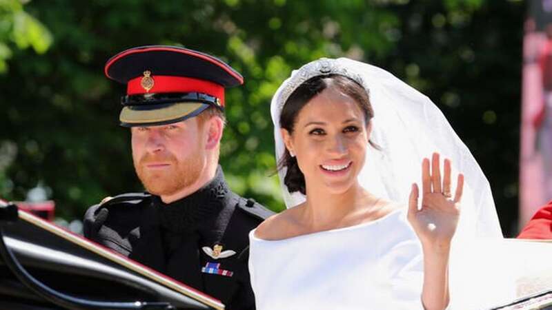 Harry and Meghan on their wedding day (Image: (Image: Getty))