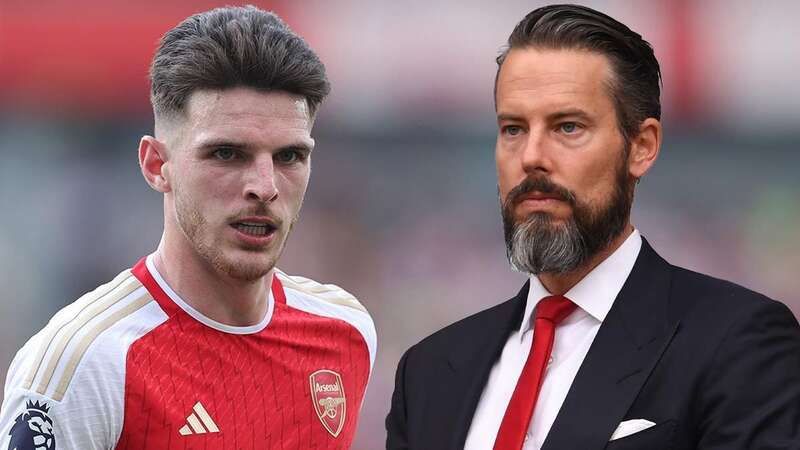 Declan Rice spoke with Josh Kroenke after Arsenal missed out on the Premier League title (Image: TNT Sports)