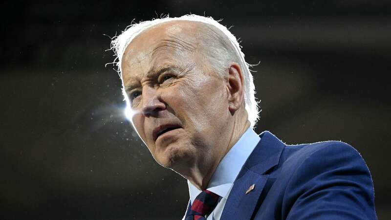 Joe Biden purported that Trump just wants to "hold on to power" in a video where he criticized an apparent reference to Nazi Germany in a video posted to Truth Social (Image: AFP via Getty Images)