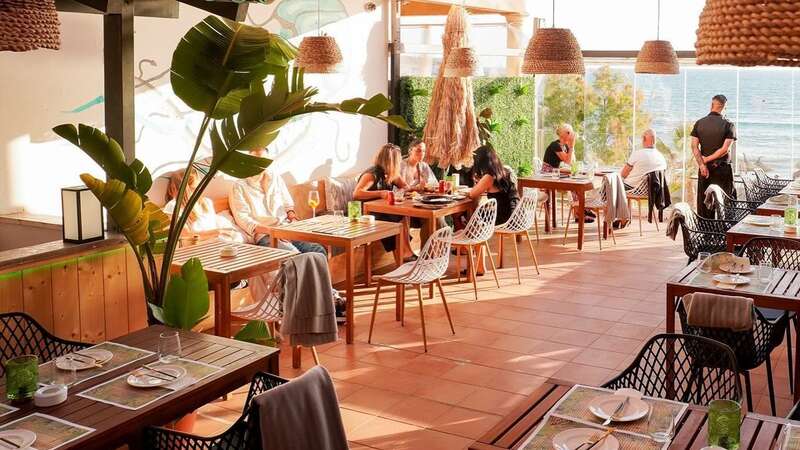 The Medusa Beach Club in Majorca shared an image of their "new" rooftop bar just a day before it collapsed