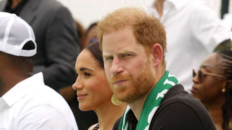 Prince Harry in Nigeria earlier this month (Image: Anadolu via Getty Images)