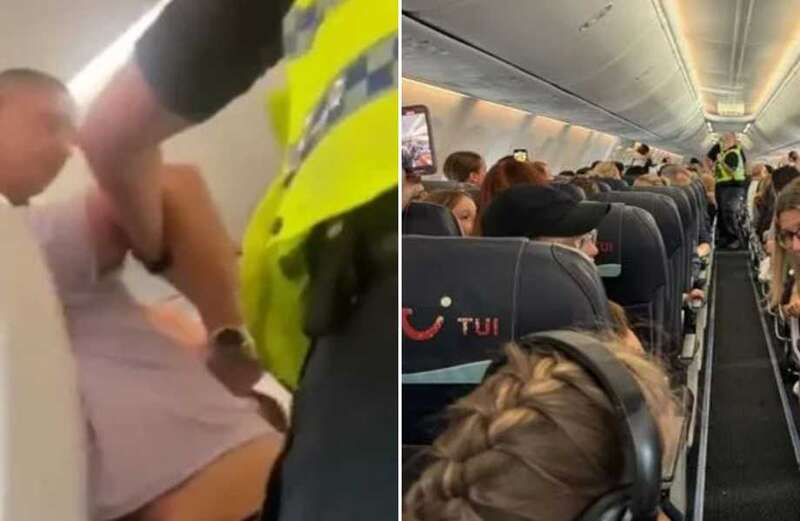 Other passengers reported a man drinking from a bottle of gin before boarding