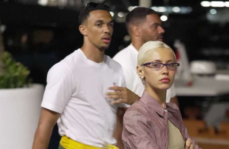 Trent and Iris were spotted partying on a super yacht moored in exclusive Port Hercules