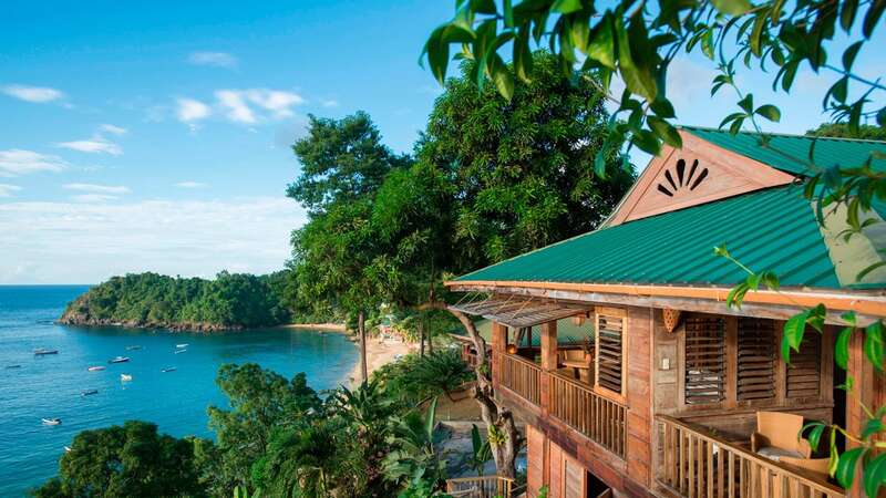 Perched on a hillside among the dense forest is a small group of eco lodges, Castara Retreats (Image: PR HANDOUT)