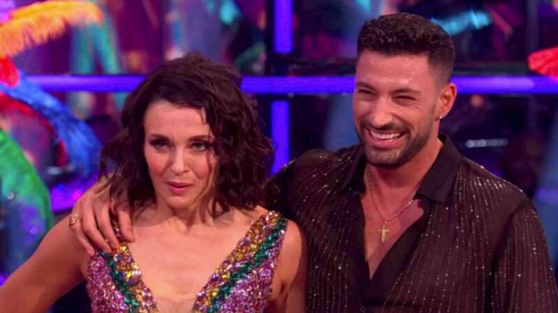 Amanda Abbington was Giovanni Pernice