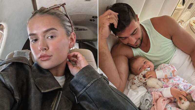 Molly-Mae Hague shuts down rumours of a split as she shares a kiss with Tommy Fury on her 25th birthday