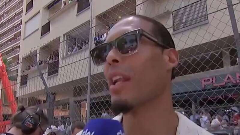 Virgil van Dijk spoke at the Monaco Grand Prix (Image: Sky Sports)