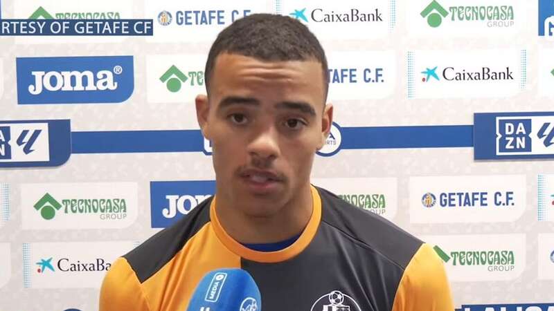 Mason Greenwood has said goodbye to the Getafe fans (Image: Getty Images)