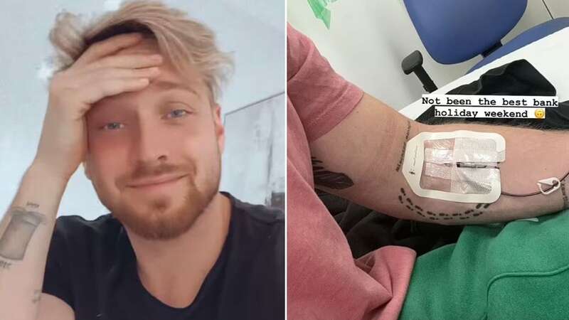 Sam Thompson raises concern after hospital pic post during bank holiday weekend