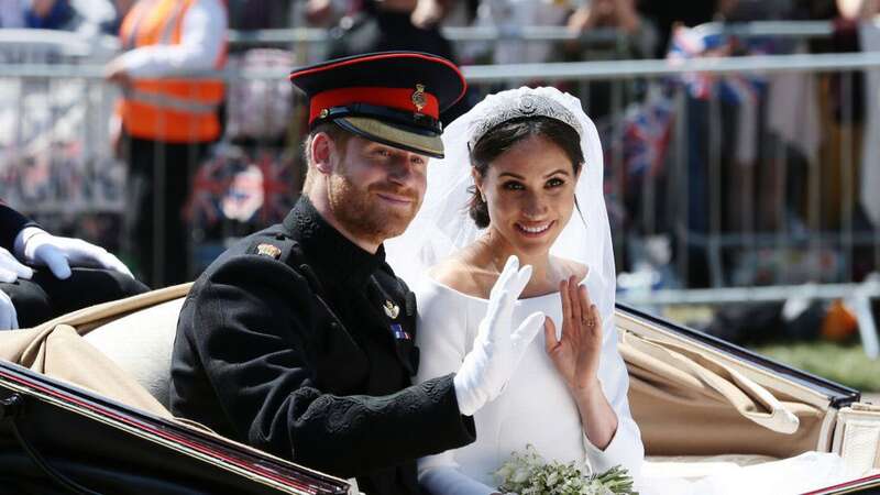 Harry and Meghan got married on May 19, 2018 (Image: Getty)